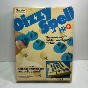 Vintage Gabriel  Dizzy Spell Hi-Q Word Game 1978 Hidden Word Challenge